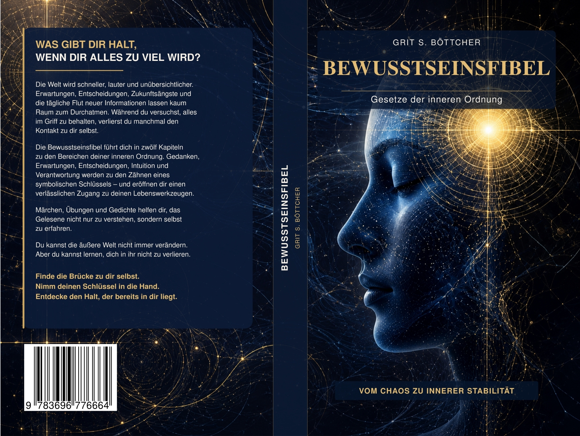 Originalcover: Bewusstseinsfibel von Grit S. Böttcher – Vorderseite