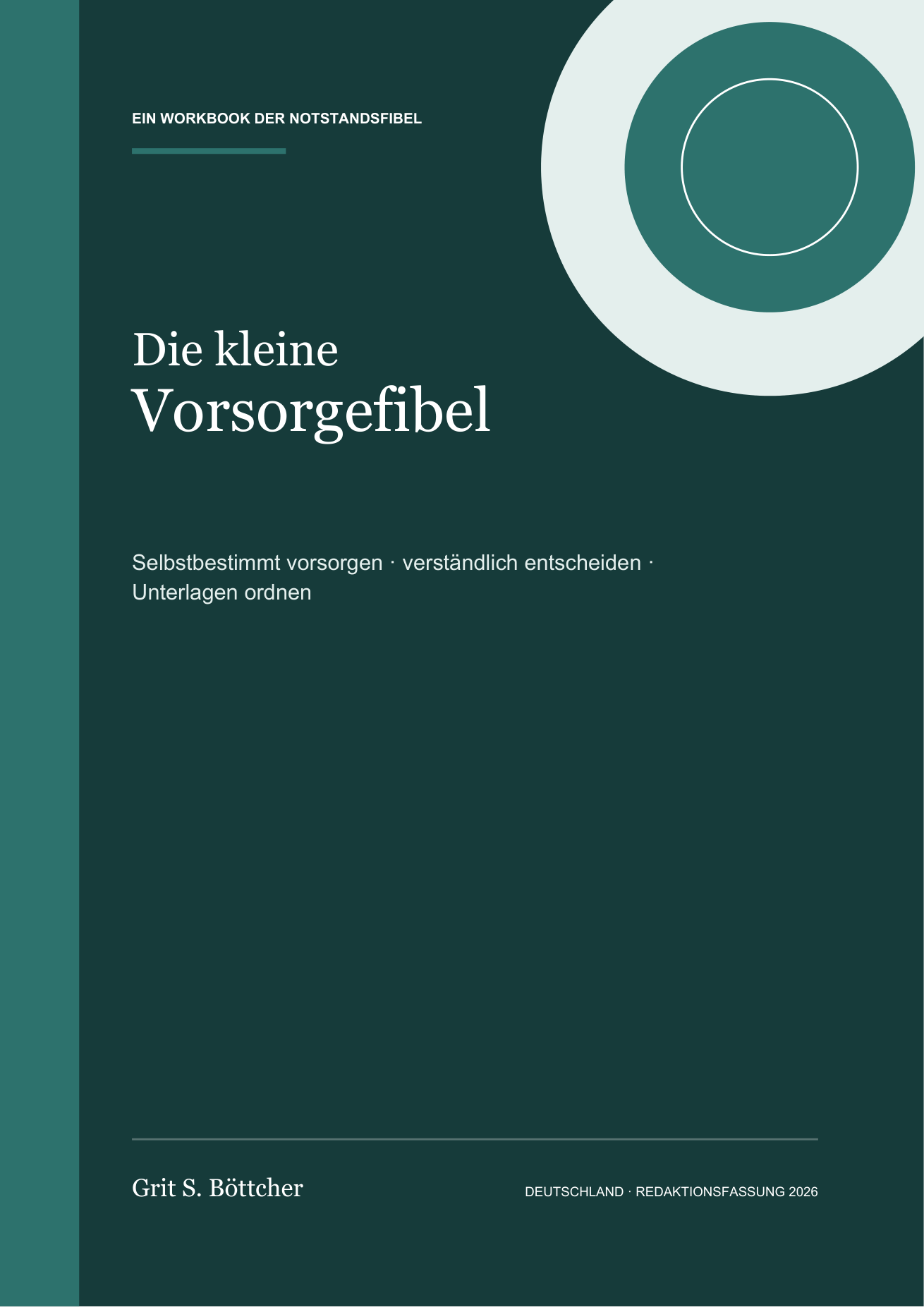 Cover der Kleinen Vorsorgefibel